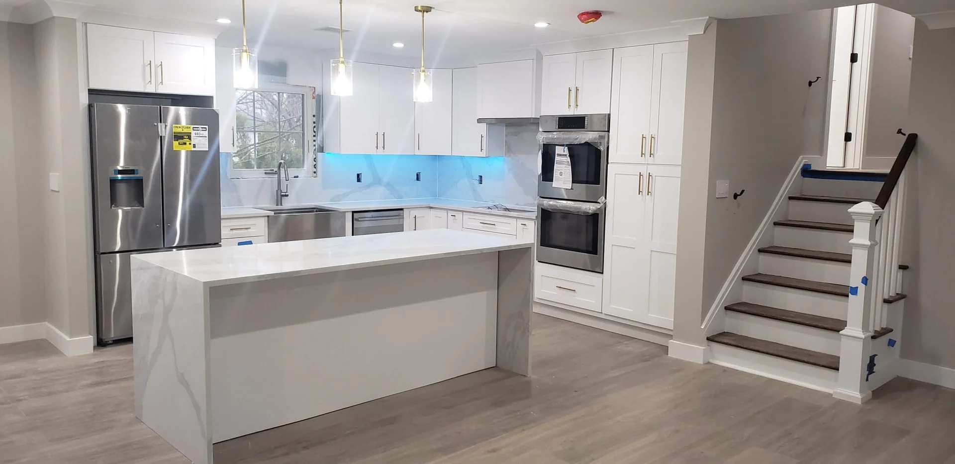 Illustrative photograph of a renovated kitchen